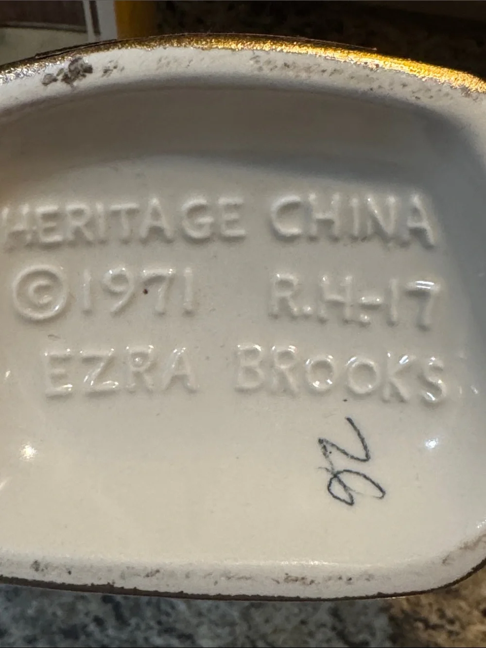Excellent Condition Ezra Brooks Pirate Figurine Decanter Box Included